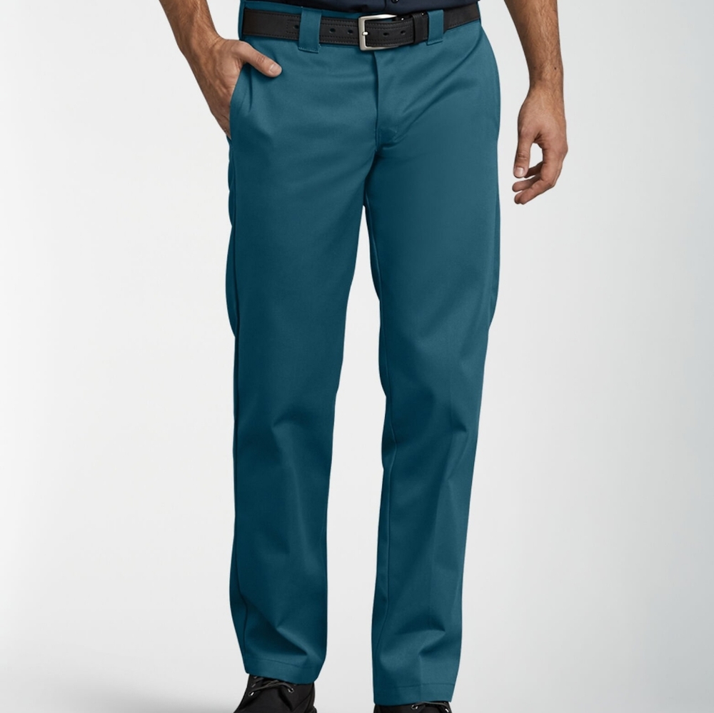 Dickies Deep Blue Slim Straight Work Pants Size 32x32